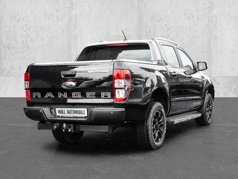 Ford Ranger Wildtrak Doka 4x4 AT 213PS Standheizung Rollo AHK Navi ACC Leder LED Sperrdiff.