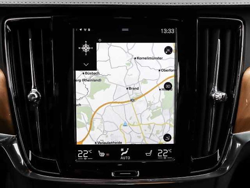 Volvo V90 Kombi Inscription AWD D5 DPF EU6d-T Navi Leder digitales Cockpit Memory Sitze So