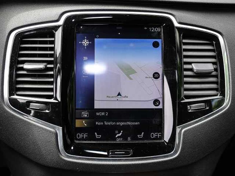 Volvo XC90 Inscription AWD D5 EU6d-T Allrad StandHZG AHK Navi Leder digitales Cockpit Memor