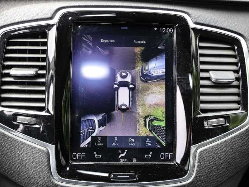 Volvo XC90 Inscription AWD D5 EU6d-T Allrad StandHZG AHK Navi Leder digitales Cockpit Memor